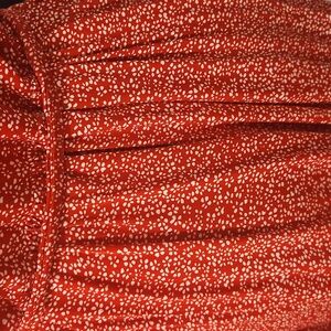 Zesica Elegant Red Wrap Dress, Size Small